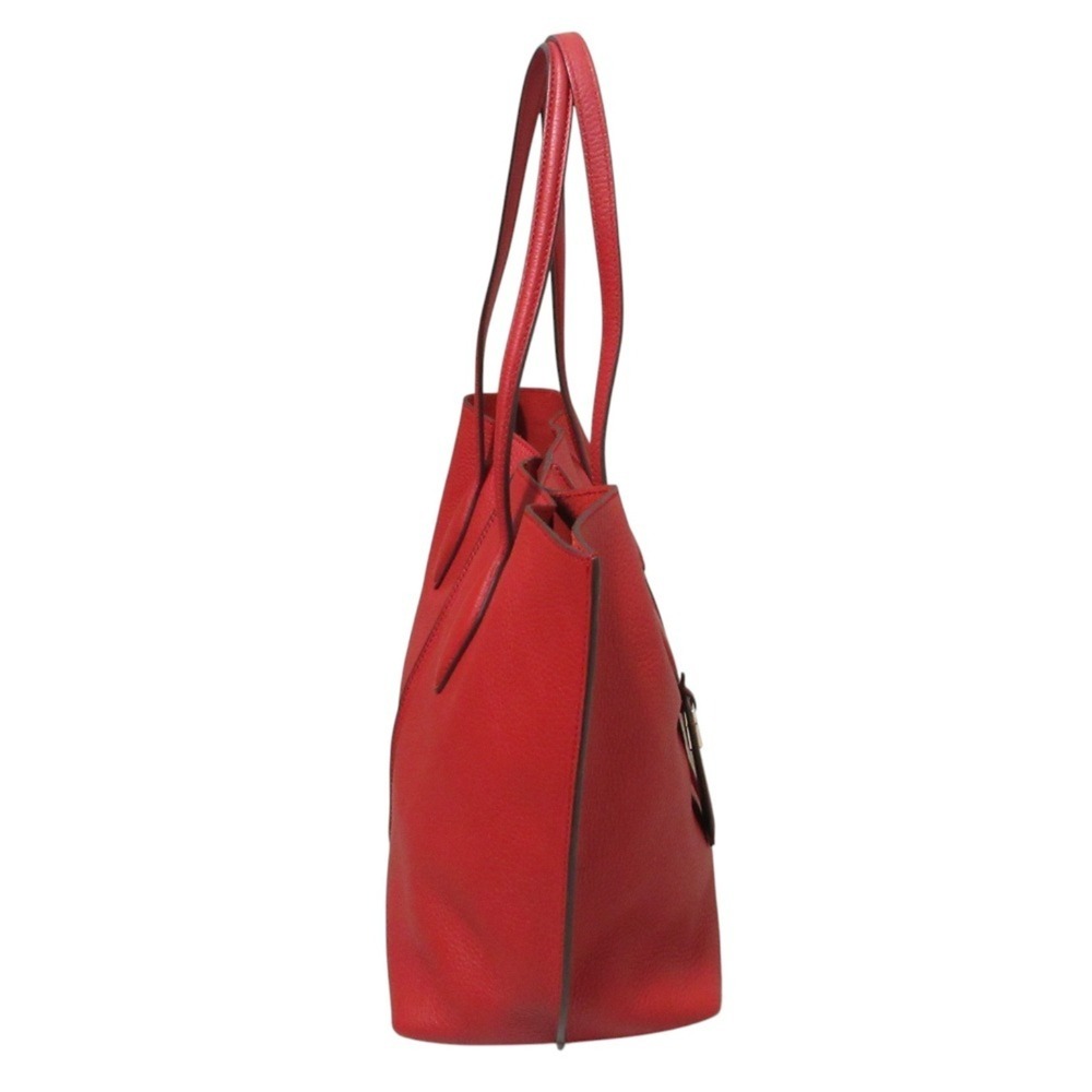 TOD'S Joy Leather Tote Bag/Shoulder Bag, Red, Women's - Picture 6 of 12